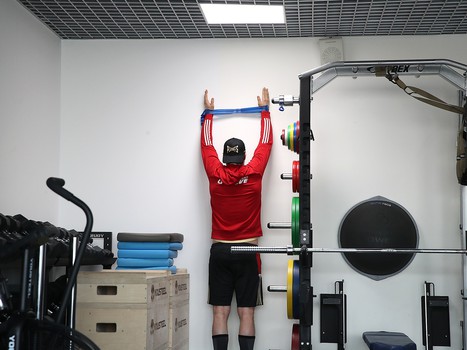 Тренировка «Авангарда» перед стартом финала Кубка Гагарина