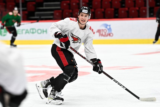 Раскатка «Авангарда» перед матчем с «Трактором»