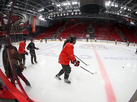 Открытая тренировка «Авангарда» перед стартом второго раунда плей-офф