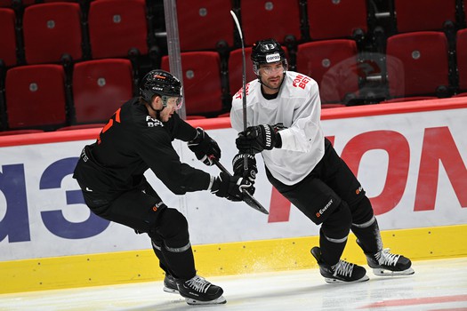 Раскатка «Авангарда» перед матчем с «Локомотивом»