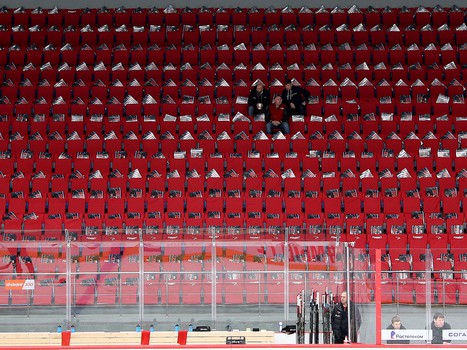 Раскатка «Авангарда» перед матчем с «Куньлунь РС»
