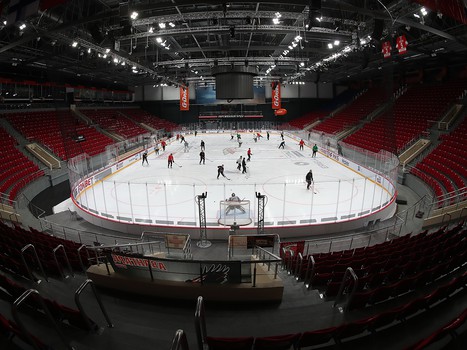 Раскатка «Авангарда» перед матчем с «Амуром»