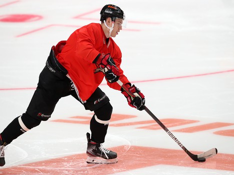 Раскатка «Авангарда» перед матчем с «Сибирью»