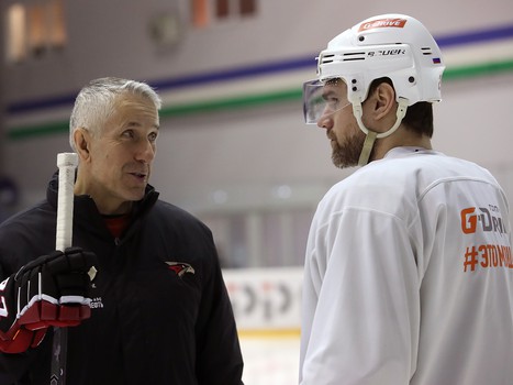 Раскатка «Авангарда» в Уфе перед шестым матчем серии с «Салаватом Юлаевым»