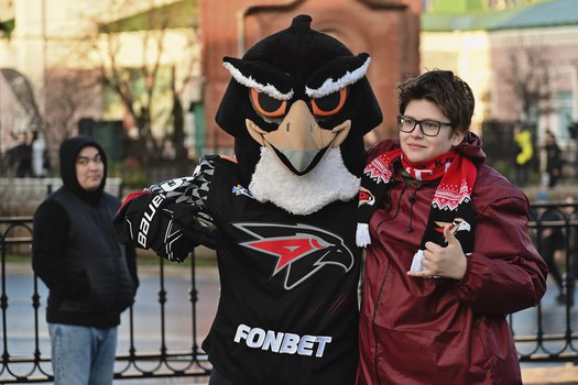 Фан-зона «Авангарда» на Пешеходном Любинском