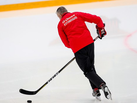 Раскатка «Авангарда» перед матчем с «Куньлунь Ред Стар»