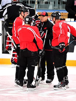 Раскатка "Авангарда" перед игрой со "Слованом"