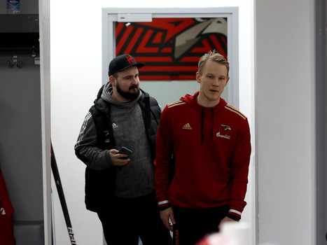 Первая тренировка Никиты Сошникова в «Авангарде»