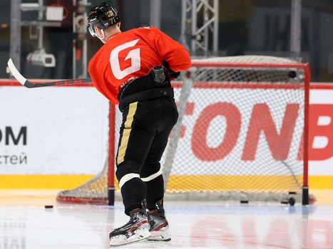 Раскатка «Авангарда» перед четвёртым матчем серии с «Металлургом»