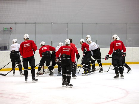 Раскатка «Авангарда» в Уфе перед шестым матчем серии с «Салаватом Юлаевым»