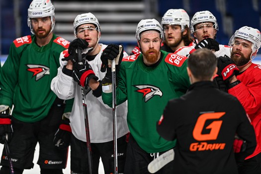 Раскатка «Авангарда» перед третьим матчем серии с «Локомотивом»