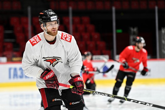 Раскатка «Авангарда» перед матчем с «Трактором»