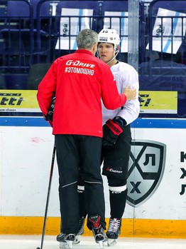 Раскатка «Авангарда» перед третьим матчем серии с «Ак Барсом»