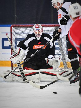 Раскатка "Авангарда" перед выездным матчем с "Ладой"