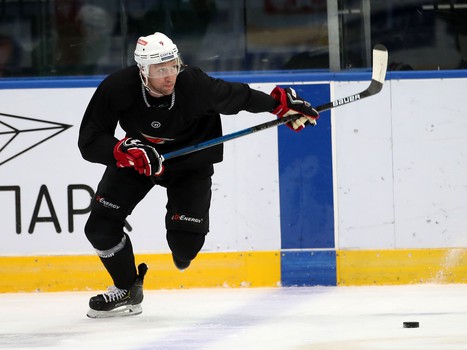 Раскатка «Авангарда» перед выездным матчем с минским «Динамо»