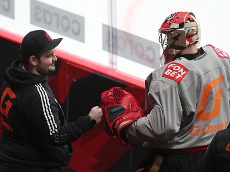 Открытая тренировка «Авангарда» перед вторым раундом плей-офф