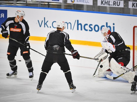 Раскатка "Авангарда" перед выездным матчем с ХК "Сочи"