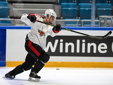 Раскатка «Авангарда» перед матчем в Нур-Султане