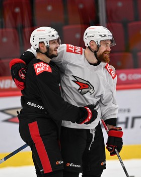 Тренировка «Авангарда» в Омске