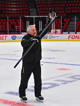 Открытая тренировка «Авангарда» перед вторым раундом плей-офф