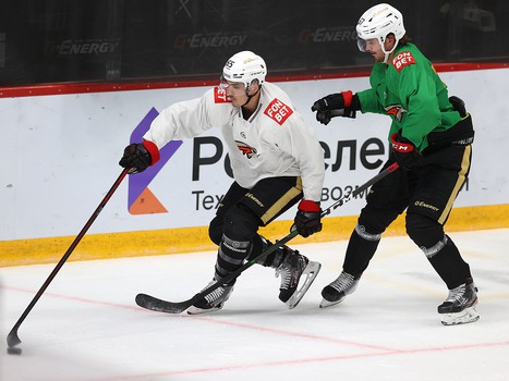 Тренировка «Авангарда» перед выездом