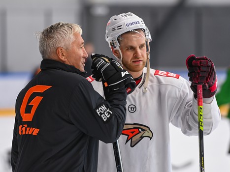 Тренировка «Авангарда» в Омске