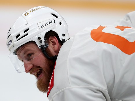 Тренировка «Авангарда» перед вторым матчем серии в Магнитогорске