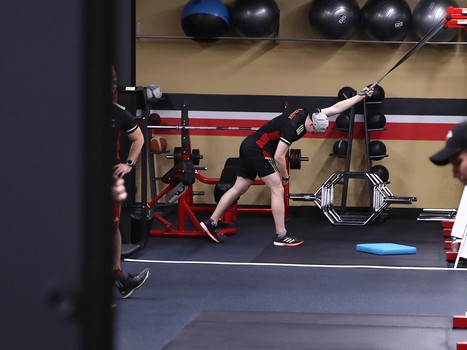 Раскатка «Авангарда» перед матчем с «Автомобилистом»