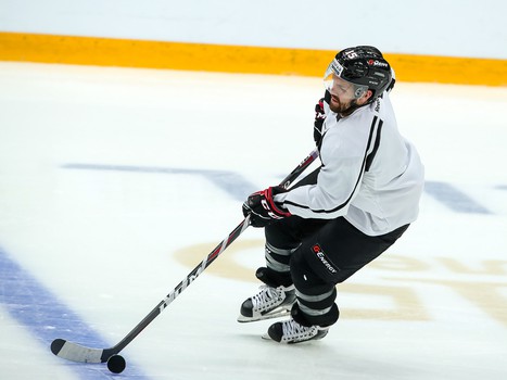 Раскатка «Авангарда» перед матчем со «Слованом»