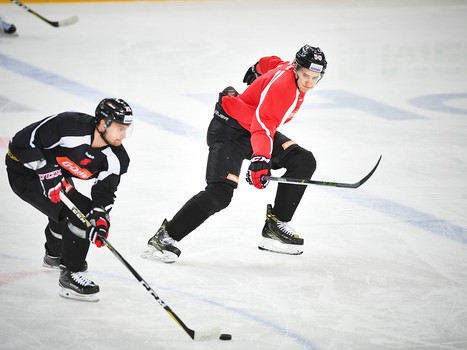 Раскатка "Авангарда" перед матчем с "Амуром"