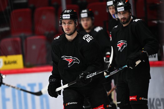 Раскатка «Авангарда» перед вторым матчем серии с «Нефтехимиком»