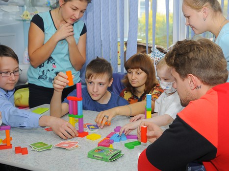 Фурх, Густафссон и Анелёв в гостях у юных болельщиков из ОДКБ