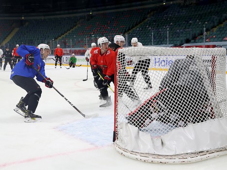 Раскатка «Авангарда» перед выездным матчем против СКА