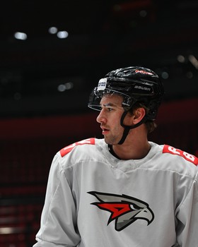 Тренировка «Авангарда» перед матчем с «Металлургом»