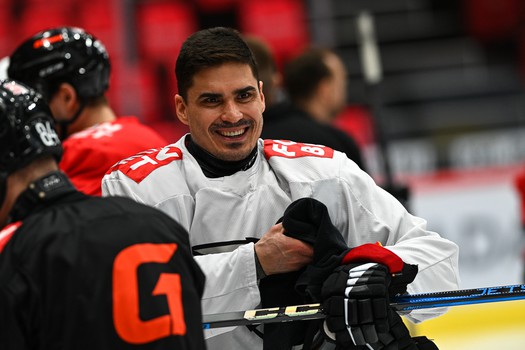 Тренировка «Авангарда» перед матчем с «Адмиралом»