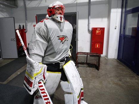 Тренировка «Авангарда» перед первым матчем серии с «Ак Барсом»