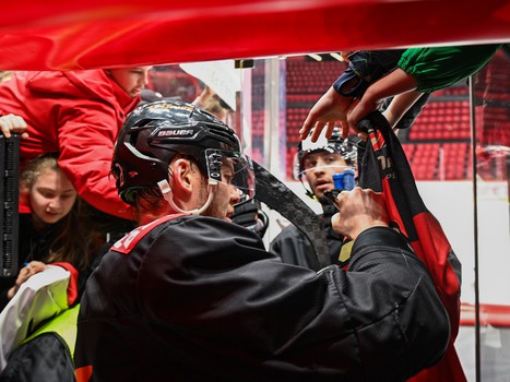 Открытая тренировка «Авангарда» перед вторым раундом плей-офф