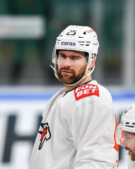 Раскатка «Авангарда» перед матчем в Казани