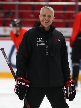 Раскатка «Авангарда» перед матчем с «Салаватом Юлаевым»