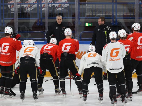 Раскатка «Авангарда» перед седьмым матчем серии в Магнитогорске