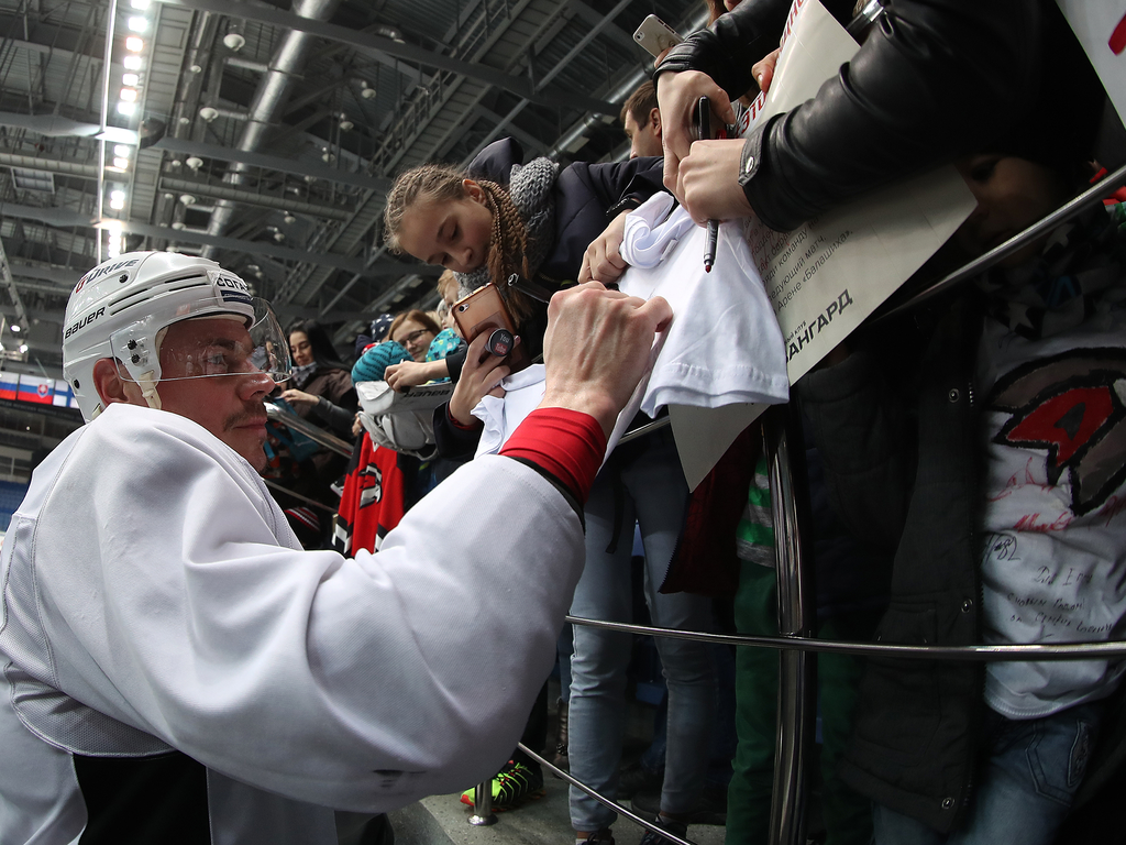 Открытая тренировка «Авангарда» для болельщиков и прессы перед финалом Кубка Гагарина