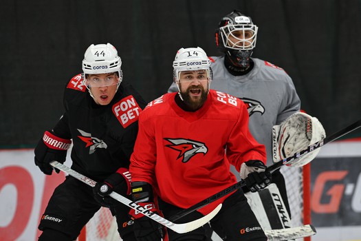 Тренировка «Авангарда» в Омске