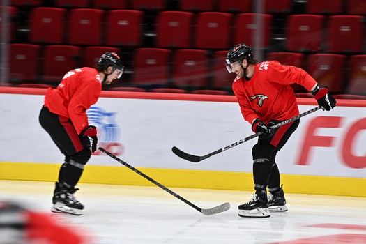 Тренировка «Авангарда» в Омске