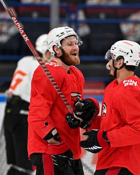 Раскатка «Авангарда» перед третьим матчем серии с «Металлургом» в Магнитогорске