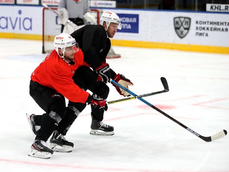 Раскатка «Авангарда» перед выездным матчем с минским «Динамо»