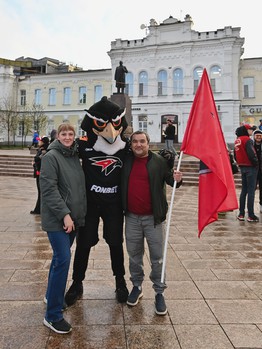 Фан-зона «Авангарда» на Пешеходном Любинском