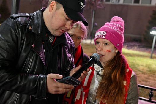 Фан-зона «Авангарда» в Городском саду