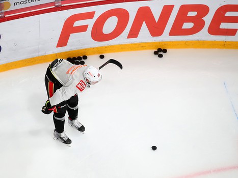 Тренировка «Авангарда» во время паузы в чемпионате