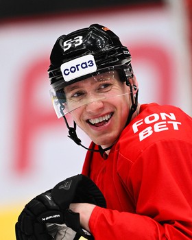 Тренировка «Авангарда» перед первым матчем серии с «Нефтехимиком»