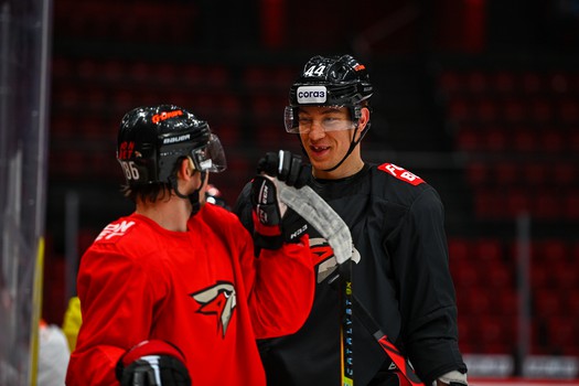 Раскатка «Авангарда» перед матчем с «Амуром»